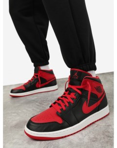 Кеды мужские Jordan 1 Mid Черный Nike