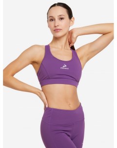 Спортивный топ бра HeadWay Urban Mesh Back Фиолетовый Demix