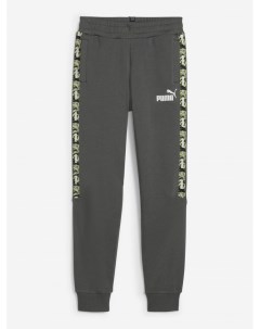 Брюки для мальчиков Ess Tape Camo Sweatpants Зеленый Puma