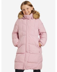 Пальто утепленное для девочек Siemaus Розовый Reima