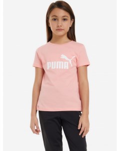Футболка для девочек ESS Logo Розовый Puma