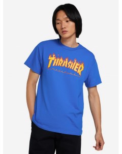 Футболка мужская Flame Logo Синий Thrasher