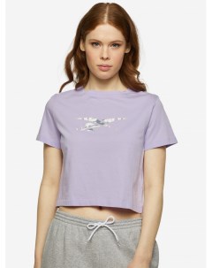 Футболка женская Te Graphic Tee Quirky Фиолетовый Reebok