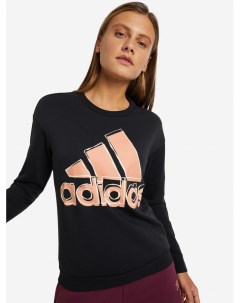 Свитшот женский Big Logo Черный Adidas