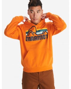 Худи мужская Оранжевый Marmot