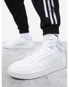 Кеды женские Hoops 3 0 Mid Белый Adidas