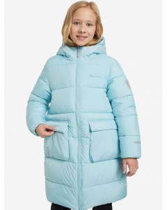 Пальто утепленное для девочек Голубой Outventure