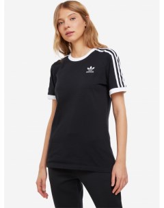 Футболка женская 3 Stripes Черный Adidas