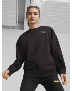 Свитшот женский Better Essentials Crew Черный Puma