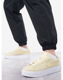 Кеды женские Blazer Low Platform Желтый Nike