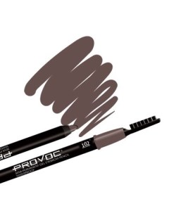 Гелевая подводка в карандаше для бровей Eye brow liner PV0100 100 черный 1 шт Provoc (корея)