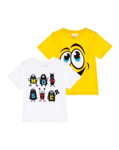 Фуфайка детская трикотажная для мальчиков футболка 2 шт в комплекте Playtoday newborn-baby