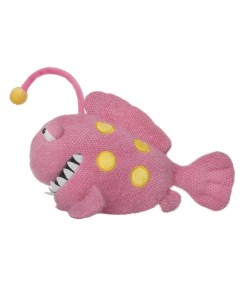 Мягкая игрушка Knitted Рыба Удильщик вязаная с подсветкой 32 см Abtoys