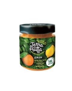 Джем апельсиновый с лимоном и имбирем 200 г Terra frutta