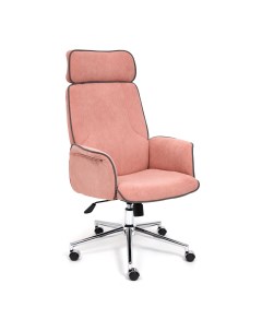 Кресло ТС 64х47х128 см флок розовый Tc