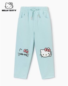 Джинсы Easy fit с принтом Hello Kitty для девочки Gloria jeans