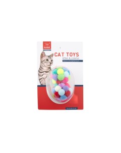 Набор игрушек погремушек для кошек Мячик 2 шт Nunbell