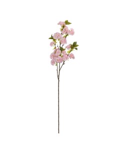 Ветка вишни декоративная 98 см светло розовый Азалия