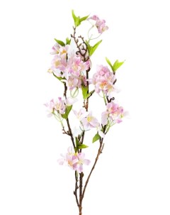 Ветка вишни декоративная 88 см розовый Азалия
