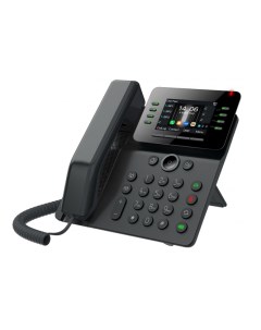 Телефон VoiceIP V63 6 линий SIP 2х10 100 1000 цветной 2 7 дисплей 192 64 POE 15 DSS клавишь Fanvil