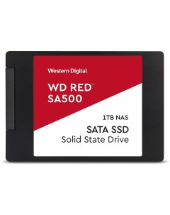 Накопитель SSD 2 5 WDS100T1R0A WD Red SA500 1TB SATA 6Gb s TLC 560 530MB s IOPS 95K 85K MTTF 2M Western digital