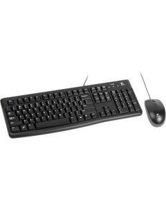 Клавиатура и мышь Desktop MK121 920 010963 клавиатура черная 104 клавиши с защитой от воды RUS LAT з Logitech
