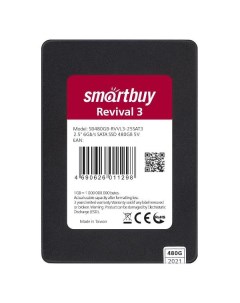 SSD накопитель Smartbuy Revival 3 480GB TLC SATA3 SB480GB RVVL3 25SAT3 Revival 3 480GB TLC SATA3 SB4