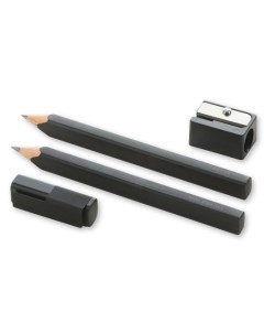 Набор карандашей чернографит DRAWING SET EW1PSA 2 карандаша точилка 2B корпус черный блистер Moleskine