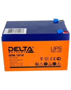 Батарея DTM 1212 12V 12Ah Battary replacement APC rbc4 rbc6 151мм 98мм 101мм Дельта