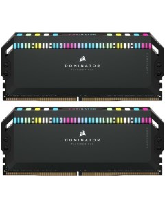 Модуль памяти DIMM 64Gb 2х32Gb DDR5 PC54400 6800MHz Dominator Platinum RGB Black CMT64GX5M2B6800C40 Corsair