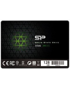 SSD накопитель Ace A56 SATA III 128Gb 2 5 SP128GBSS3A56B25 Silicon power