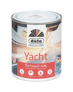 Лак Retail Yacht яхтный глянцевый алкидно уретановый для внутренних работ 0 75 л Dufa