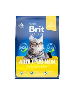 Premium Cat Adult Salmon Корм сух лосось д кошек 400г Brit*