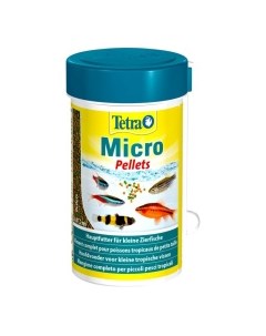 TETRA Micro Pellets Корм д мелких видов рыб 100мл Tetra f