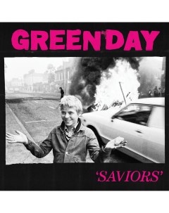 Рок Green Day Saviors Limited Edition Magenta Black Vinyl LP Warner music