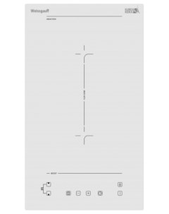 Индукционная варочная панель HI 32 WFZC 2 конфорки белая 427771 Weissgauff