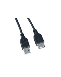 Кабель удлинитель USB 2 0 Af USB 2 0 Am 3A 10см черный USB U4501 Perfeo