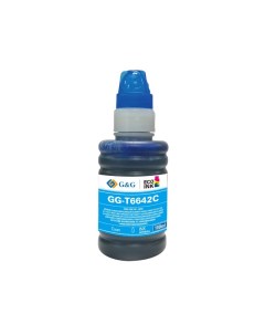 Чернила C13T66424A 100 мл голубой совместимые для Epson L100 L110 L120 L1300 L200 L210 L300 L350 L35 G&g