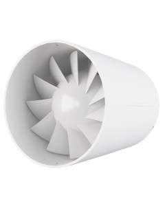 Вентилятор канальный осевой Блюз d100 мм белый Нашвент