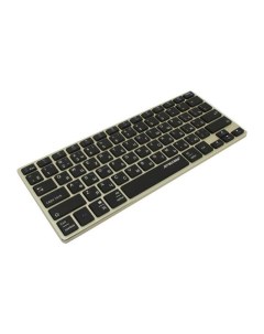 Беспроводная клавиатура Slim Line K2 BT золотистый Black Jet.a