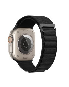 Ремешок на руку для Apple Watch 42 44 45 49 мм WA20 нейлоновый черный Hoco
