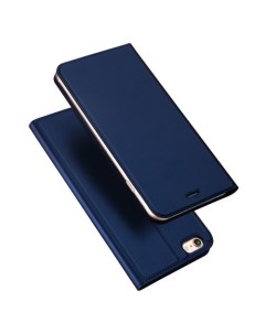 Чехол книжка для iPhone 6 Plus 6S Plus DU DU боковой синий X-case
