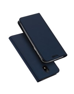 Чехол книжка для Samsung J330F Galaxy J3 2017 DU DU боковой синий X-case