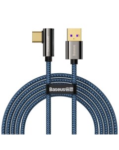 Кабель Legend Series Elbow Fast Charging Data Cable USB Type C 66W 2m Blue Baseus