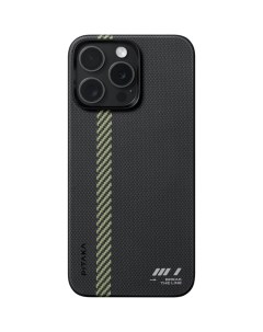 Чехол Fusion Weaving MagEZ Case 5 для iPhone 15 Pro кевлар KI1501BTL Pitaka