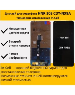 Дисплей для смартфона Honor 30S CDY NX9A технология In Cell Telaks