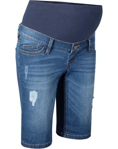 Бермуды джинсовые для беременных Bonprix