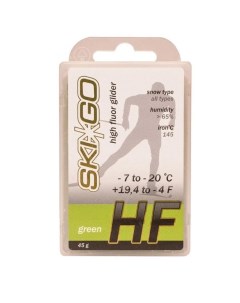 Парафин высокофтористый HF Green 7 20 45 г Skigo