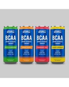 Напиток тонизир BCAA Amino Hydrate Energy энергетик с БЦАА 330 мл Applied nutrition