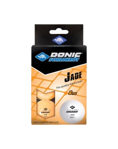 Мячики для н тенниса DONIC JADE 40 6 штук оранжевый Dfc